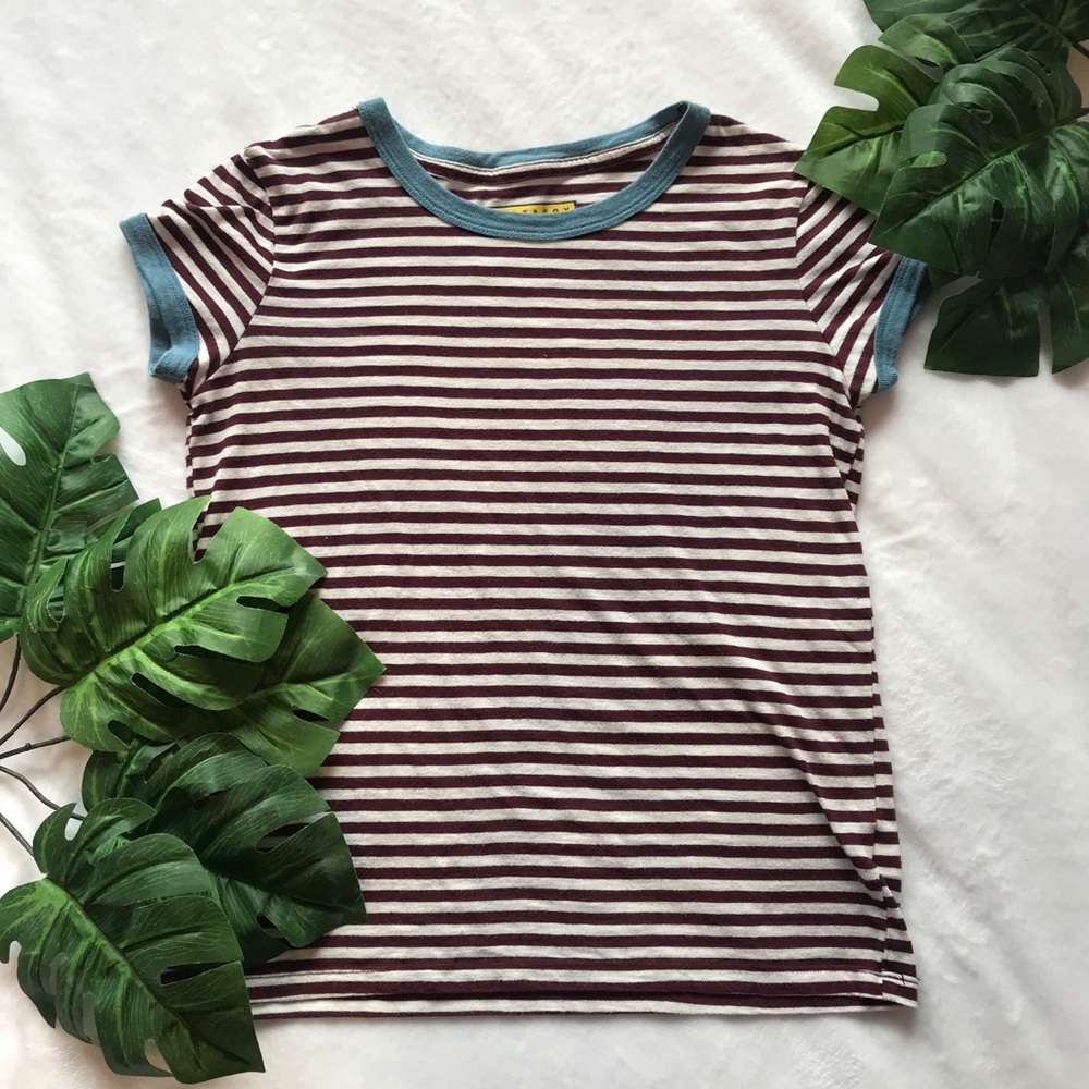 Striped Ringer Tee